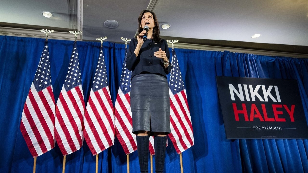 Nikki Haley, de campaña en Washington. // E.P.
