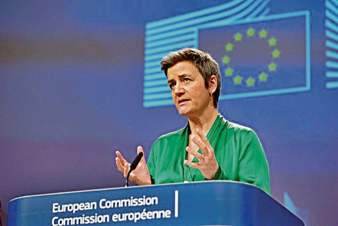 La vicepresidenta responsable de Competencia de la UE, Margrethe Vestager.