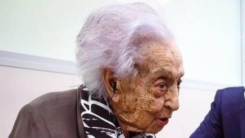 Maria Branyas, de 117 años. // E.P.