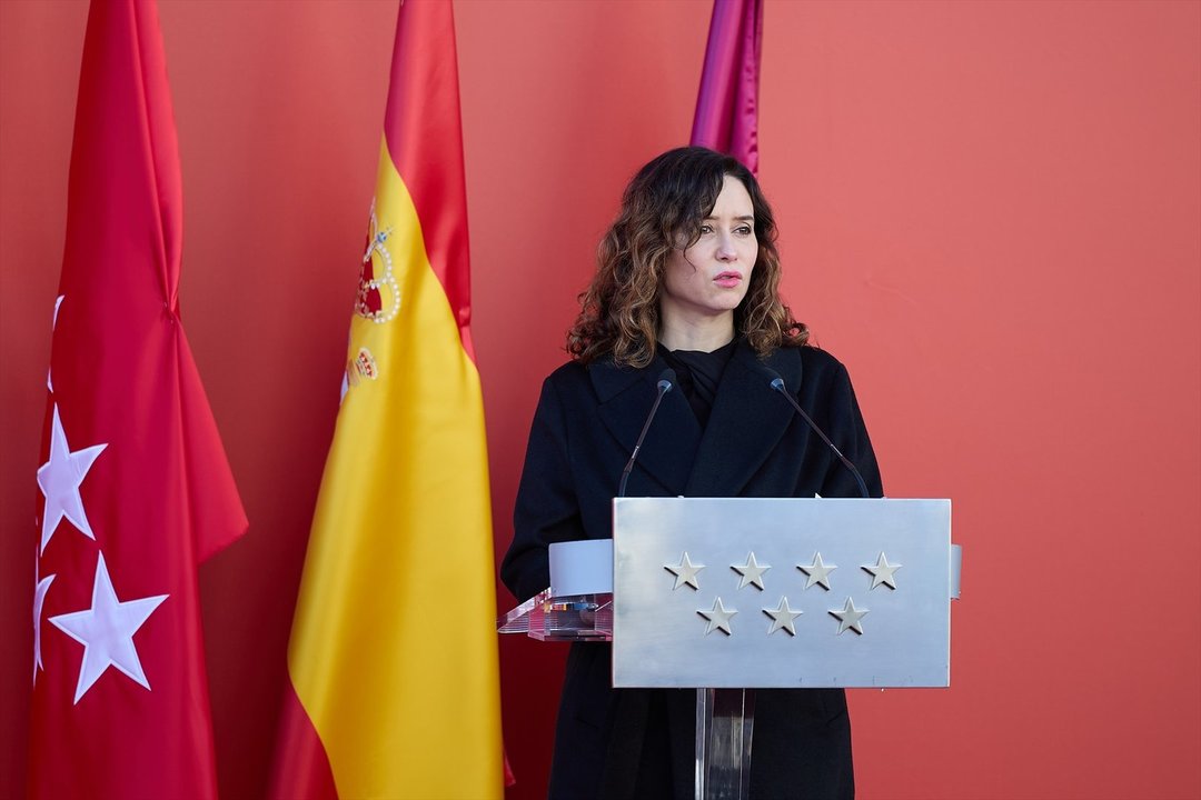 La presidenta de la Comunidad de Madrid, Isabel Díaz Ayuso. // EP
