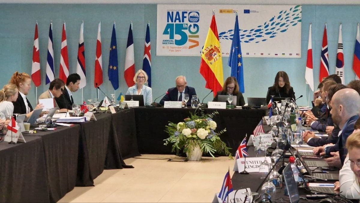 La última reunión anual de NAFO en la que se fijaron las cuotas, celebrada el año pasado en Vigo.