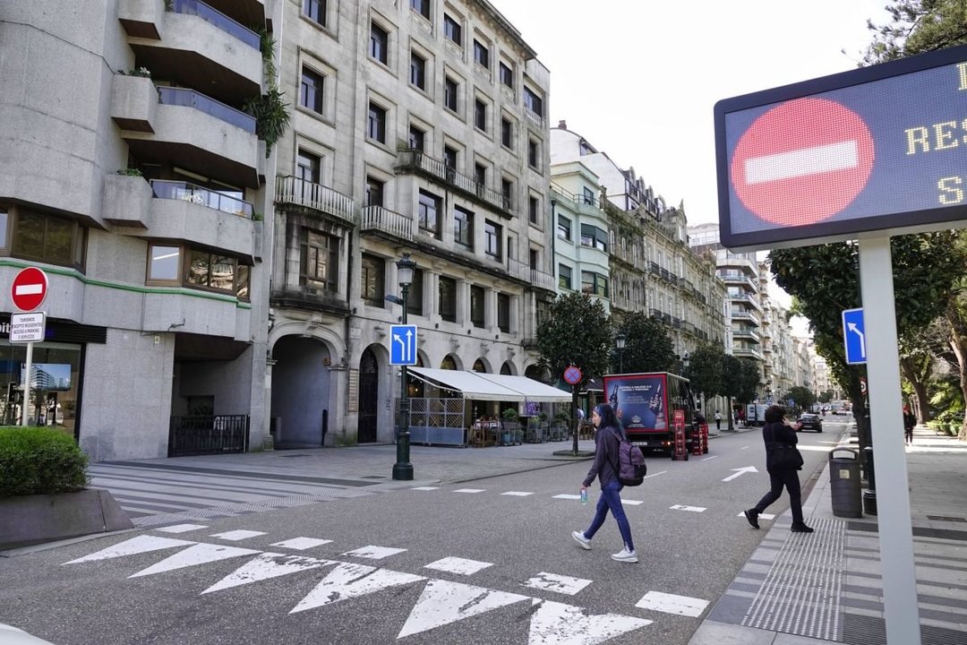 Viviendas en el entorno de la Alameda, las más caras de Vigo por promedio.
