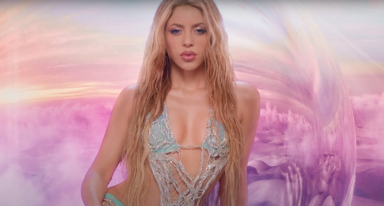 Shakira, en el último videoclip junto a Cardi B, 'Puntería'. // Youtube