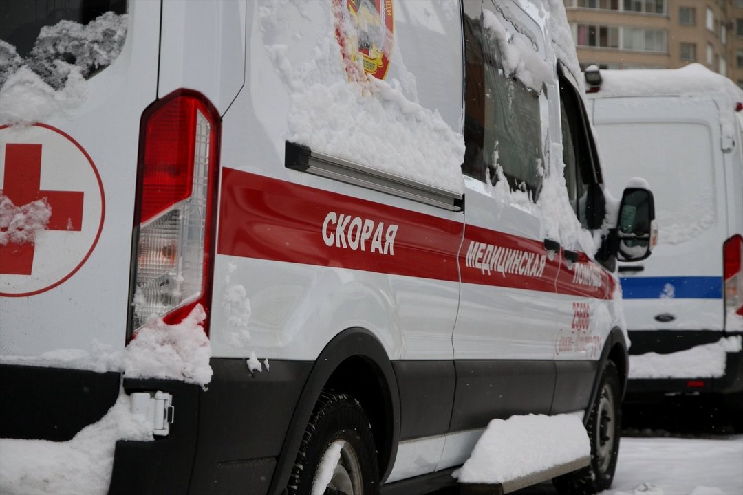 Una ambulancia en San Petersburgo. // Europa Press