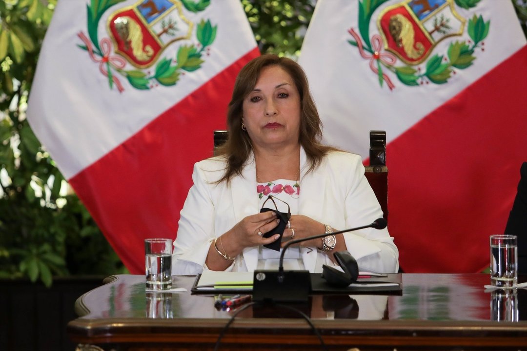La presidenta de Perú, Dina Boluarte. // E.P.