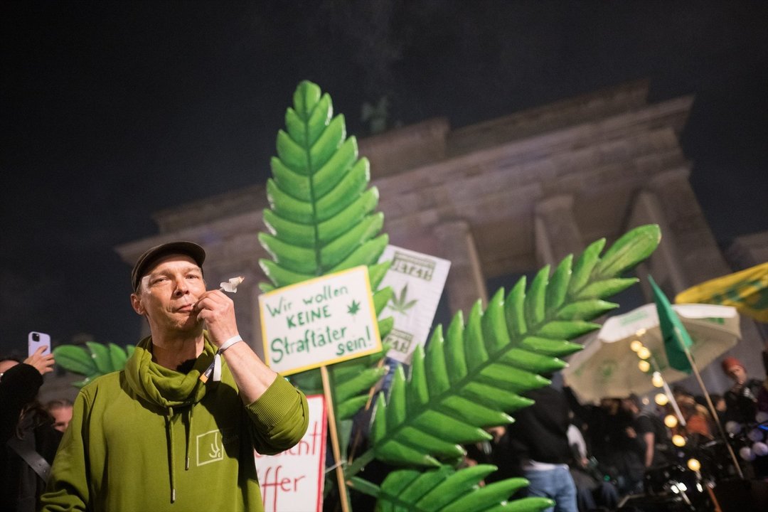 Alemania celebra la legalización del cannabis. // EP