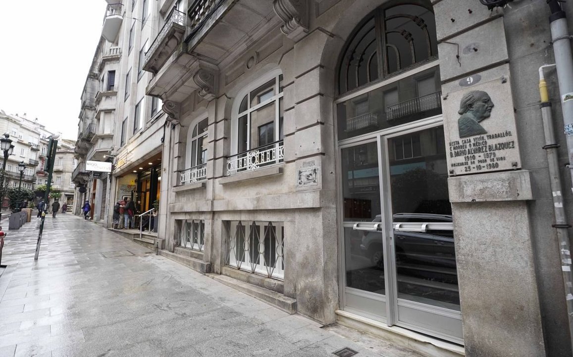 El número 9 de la calle Marqués de Valladares, cuyo bajo albergará dos viviendas.