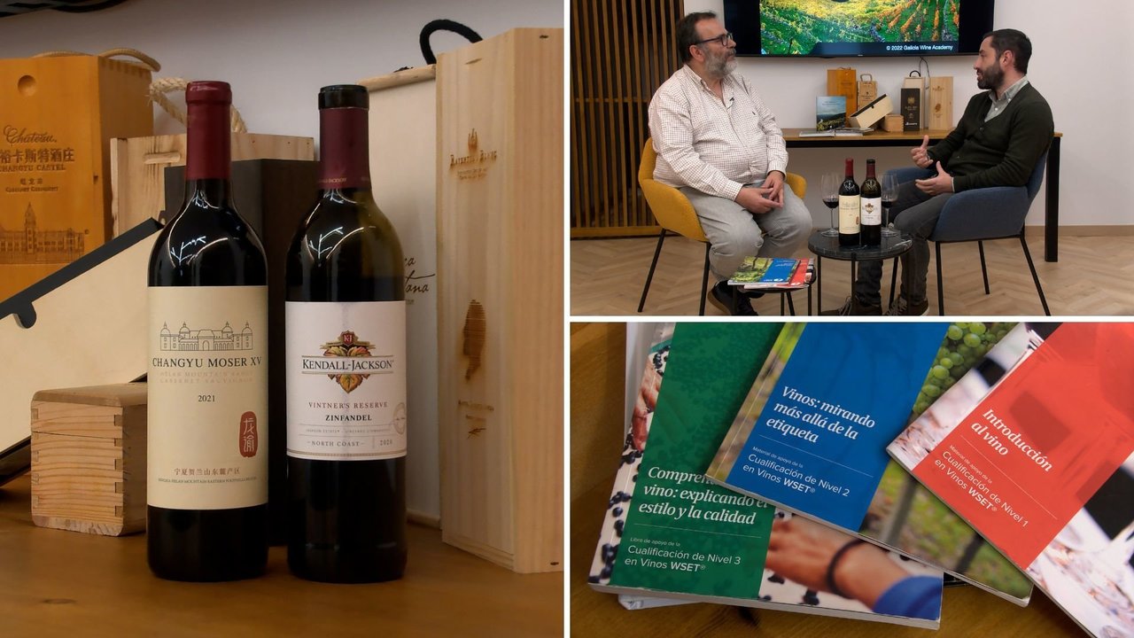 El directo de Galician Wine Academy, Jorge Vila, en 'Cousas de comer'.