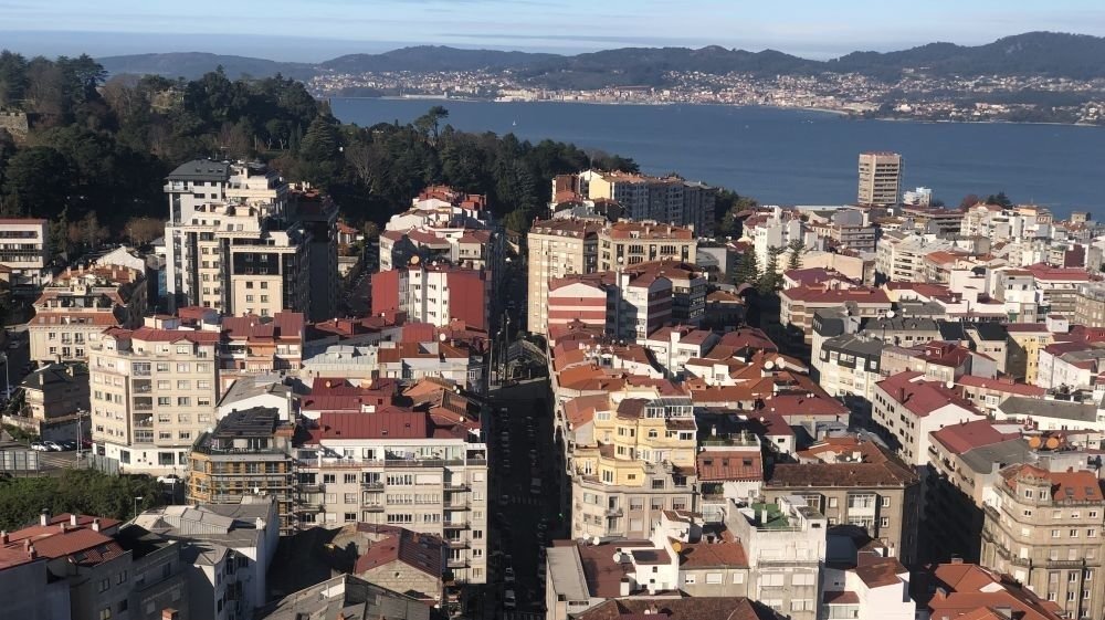 Vista aérea de Vigo. // Concello