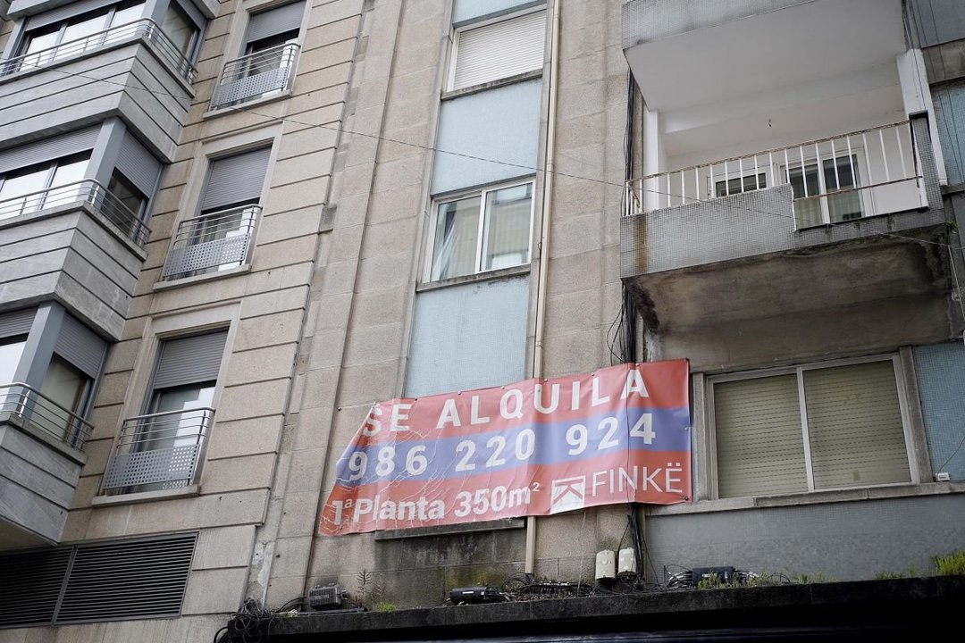 Un piso en alquiler en Vigo, donde el precio mensual del metro cuadrado se encuentra en máximos.