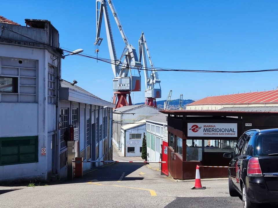 Instalaciones que el astillero tiene en Teis con una concesión portuaria para 15 años.