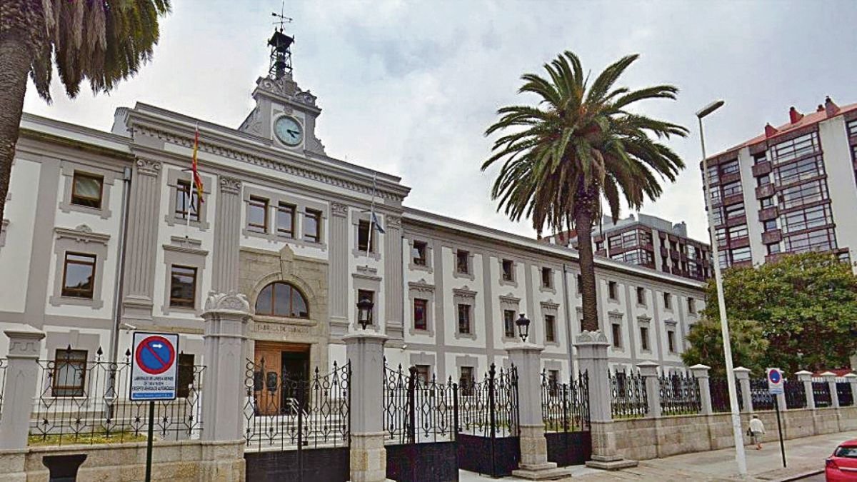 Audiencia provincial de A Coruña donde se celebra el juicio.