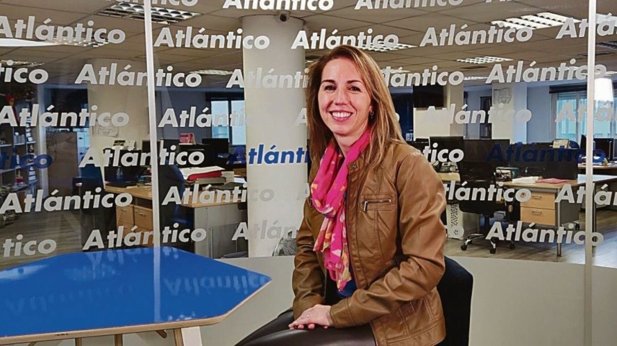 Ana Molés, en su visita a Atlántico.