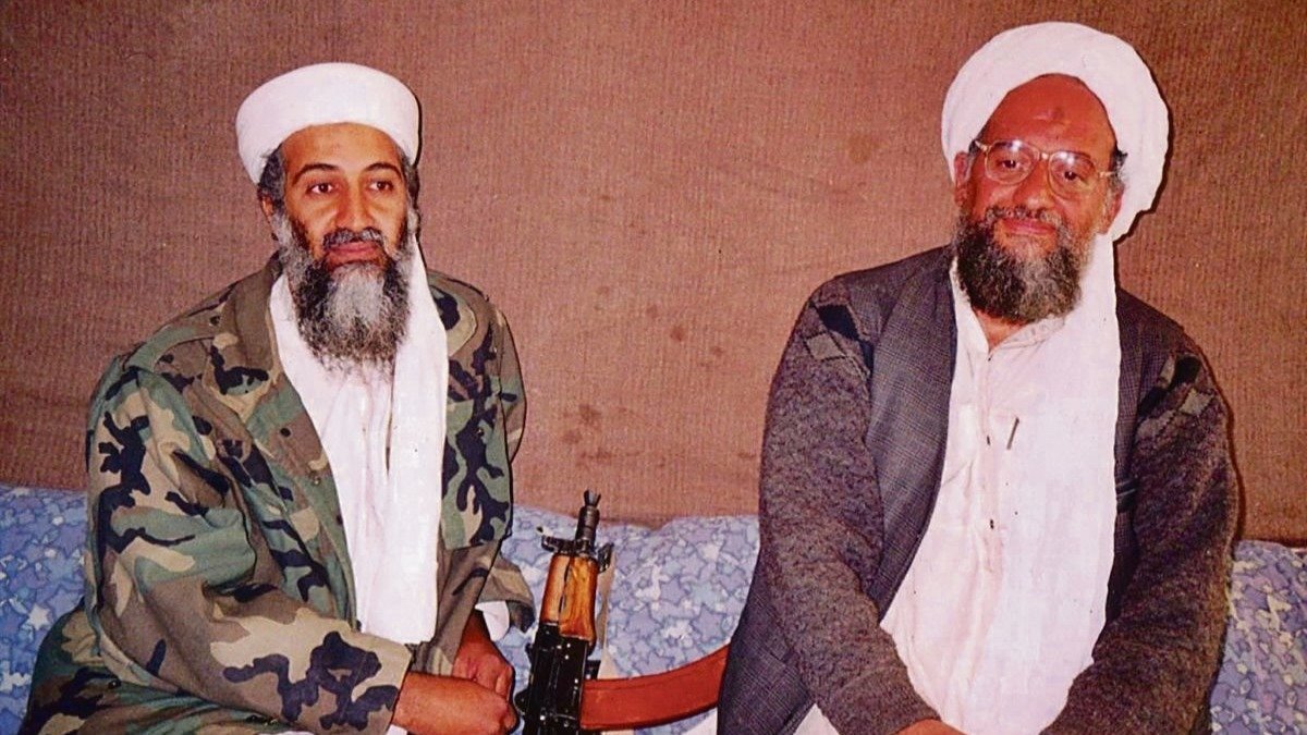Bin Laden y Ayman al Zawahiri, los dos últimos líderes de Al Qaeda.