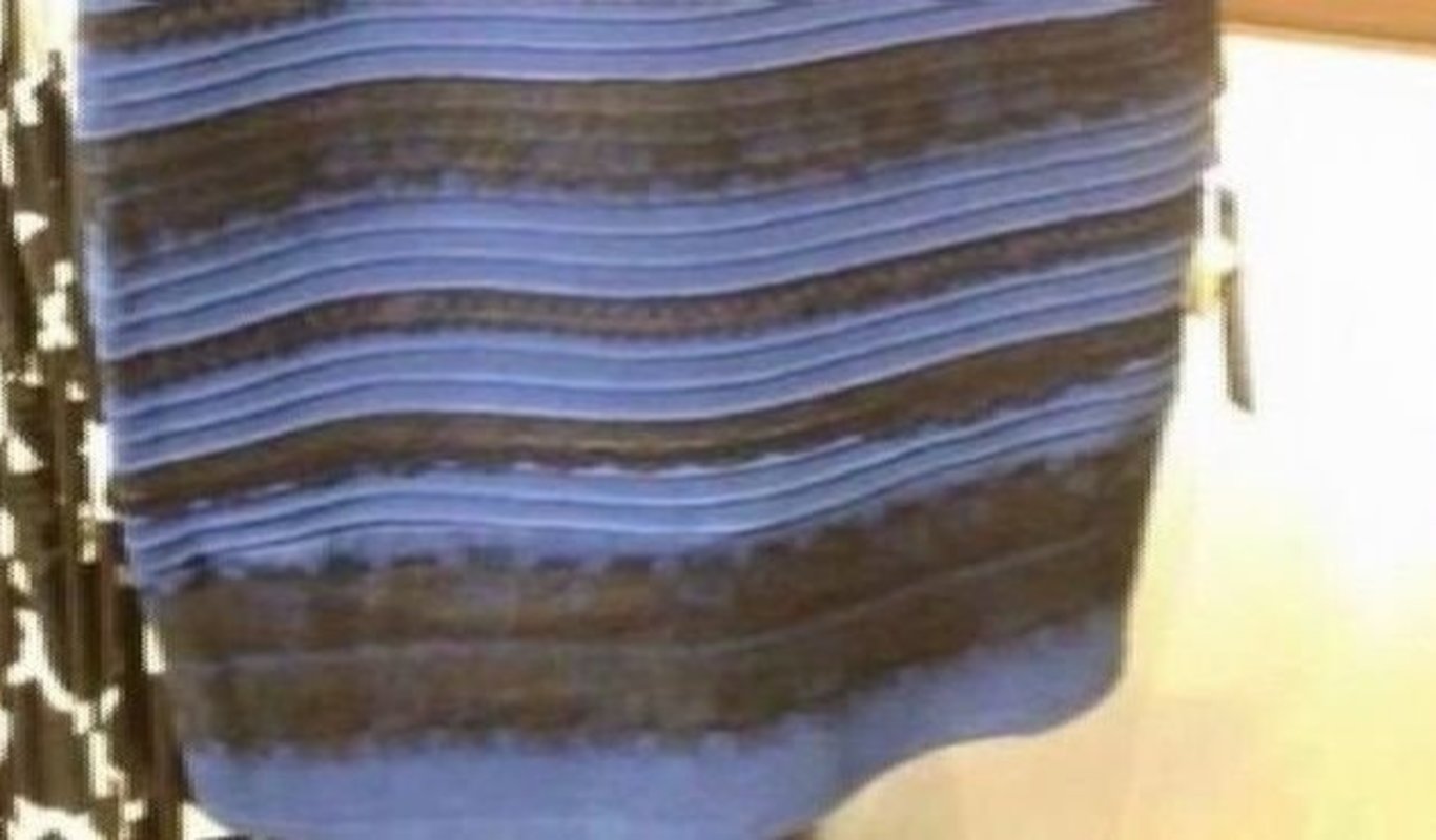 La ciencia explica la visión del vestido, blanco y dorado o azul y negro